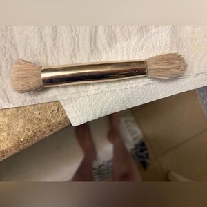Patrick Ta Gold Dual-Ended Makeup Brush